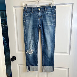 Citizens of humanity cropped cuffed jeans 25